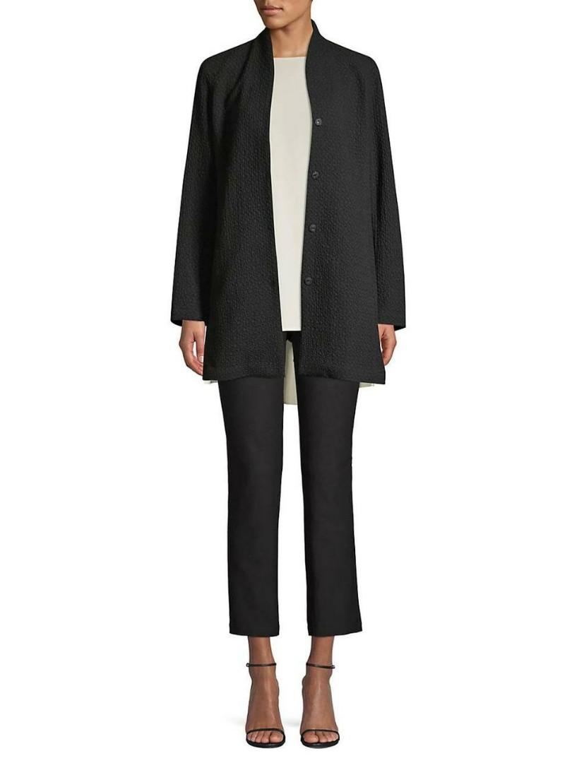 Eileen fisher textured jacket hot sale