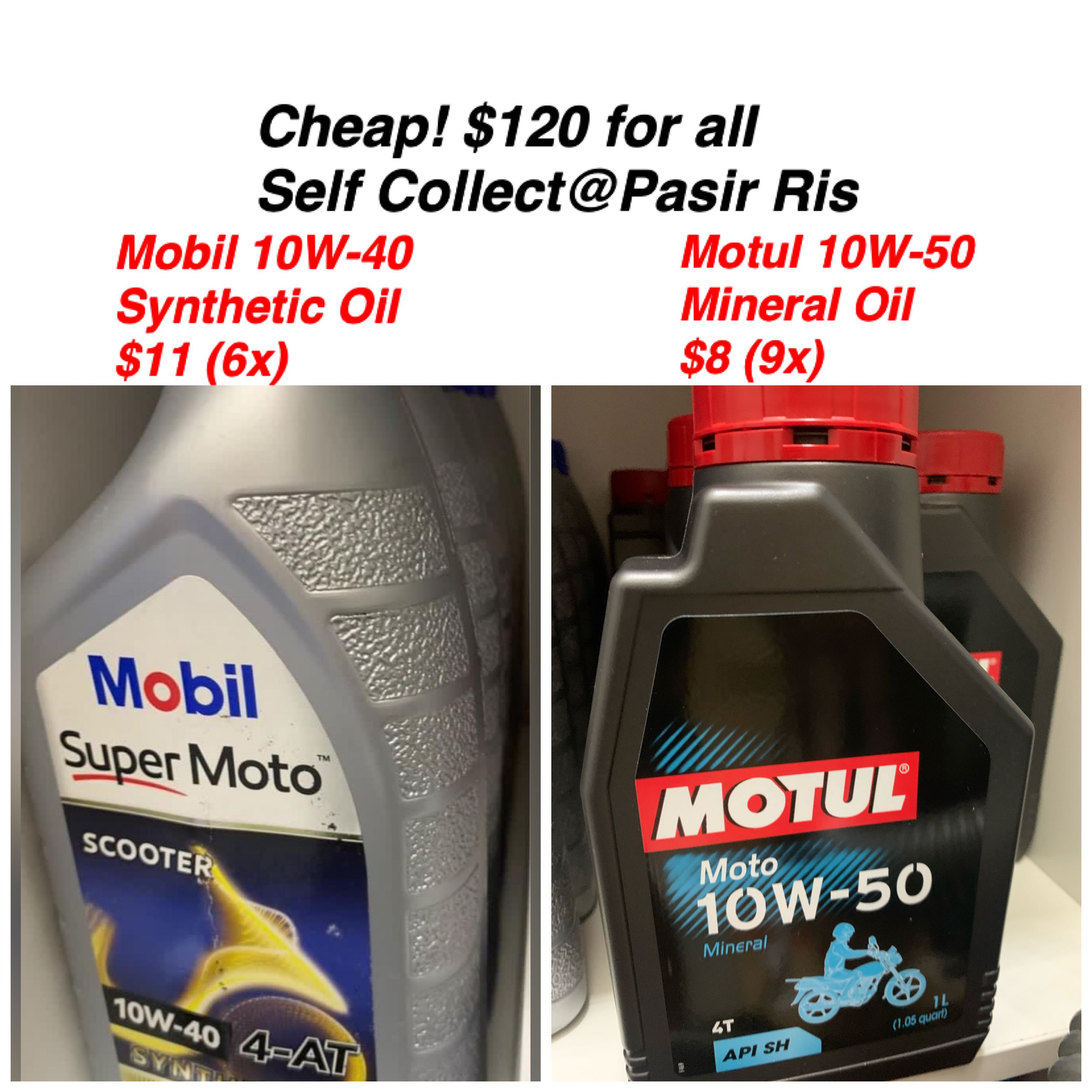 Engine Oil (Cheap), Motorcycles, Motorcycle Accessories on Carousell