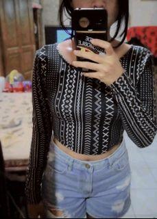 F2 1 crop long sleeve