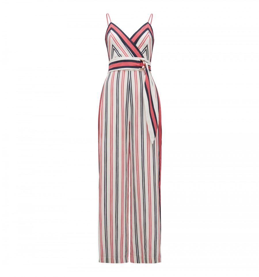 Forever new havana stripe jumpsuit Clearance