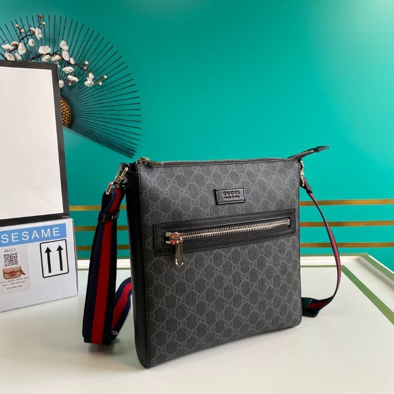 Gg black best sale messenger bag