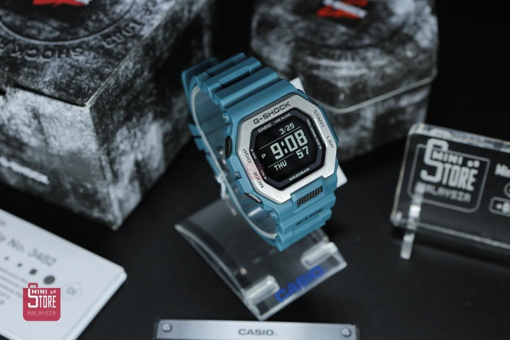 G Shock Gbx 100 2dr Gbx100 Blue Turquoise Bluetooth Link Smartphone G Lide Series Men S Fashion Watches On Carousell