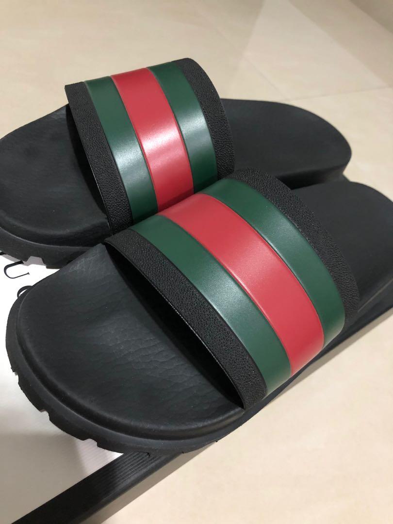 Gucci Slides Original & Authentic, Men's Fashion, Footwear, Flipflops and  Slides on Carousell