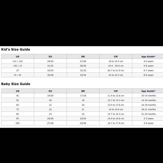 Havaianas baby deals size chart