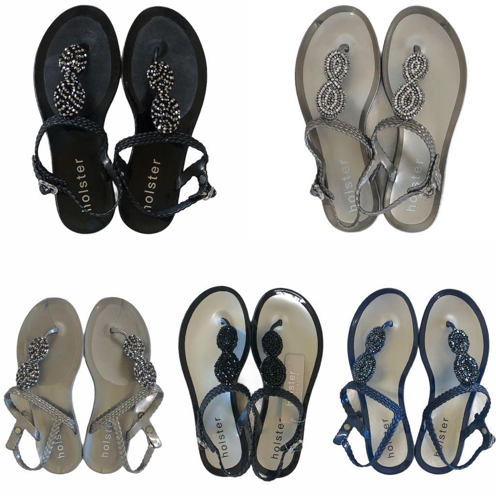 Amazon.com: Grandco Women's 24770G Molded Sole Beach Thong Sandals, Black,  6 : Clothing, Shoes & Jewelry