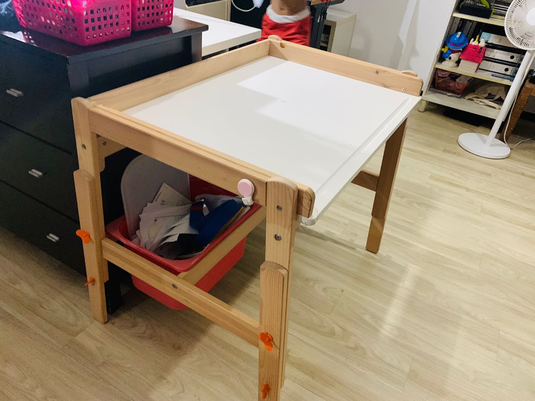 Ikea Flisat, Furniture, Tables & Chairs on Carousell