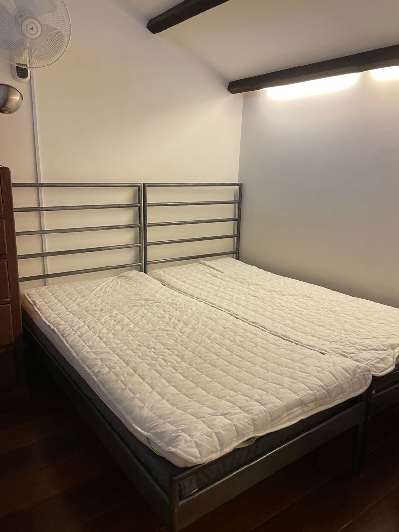 IKEA Heimdall Single Bed, Furniture & Home Living, Furniture, Bed Frames & Mattresses on Carousell