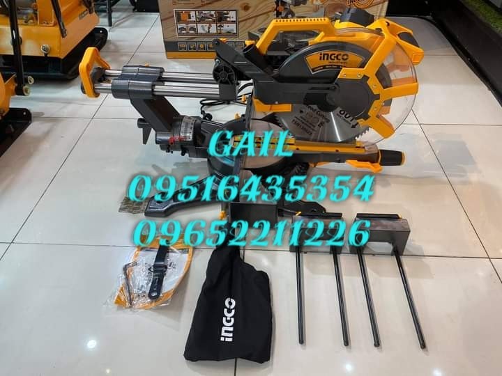 INGCO 2400W Sliding Compound Mitre Saw, Commercial & Industrial