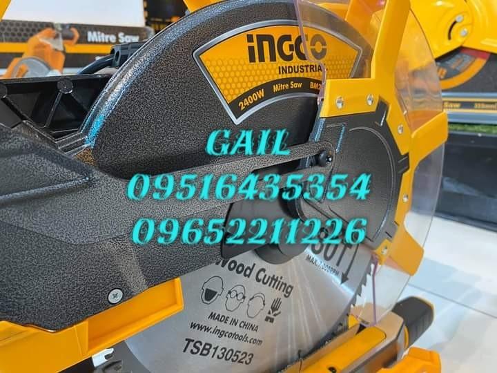 INGCO 2400W Sliding Compound Mitre Saw, Commercial & Industrial