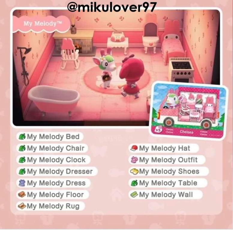 (InStock) Animal Crossing Sanrio Villager Amiibo Coin Card {2 each