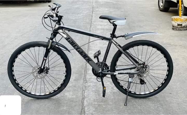 LAUXJACK ALLOY 26er & 27ers (Category: Bicycles) located in Marikina City. Submitted by gracehista1985 (Listing ID 1080771213, Image 2). Description: LAUXJACK ALLOY FREE ASSEMBLE ❗size 26er - P5,700 ❗size 27.5er - P6000 ♥️Black gray ♥️Black red ♥️White black ♥️White blue Quick Specs: ☑️🚴‍♂️Alloy frame 🚴‍♂️ CNC Rim 🚴‍♂️ Internal Cabling 🚴‍♂️ Suspension fork 🚴‍♂️ Mechanical disc brake 🚴‍♂️ 3x7 Speed 🚴‍♂️Smooth shifting 🚴‍♂️ Shimano groupset
