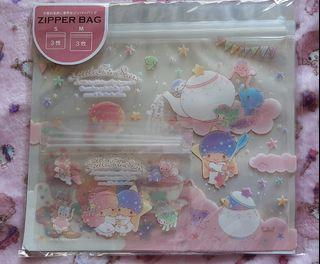 Little Twin Stars Sanrio Original Zipper Bags
