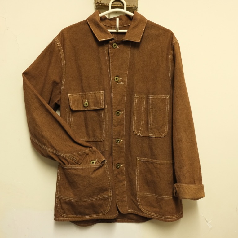 Luddite Original Cotton Chore Coverall Jacket，Vintage，古着, 男裝