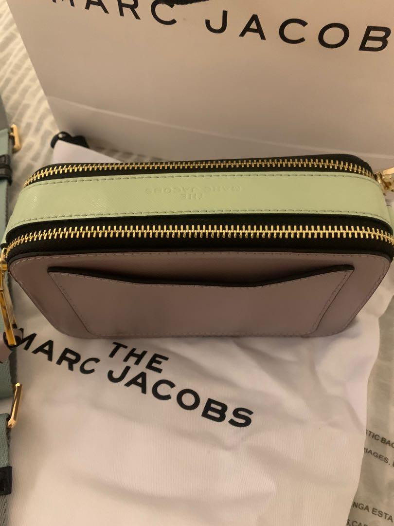 Marc jacobs Snapshot lilac, Luxury, Bags & Wallets on Carousell