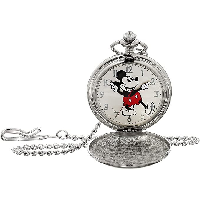Watch Disney Mickey Mouse Silver Pocket 