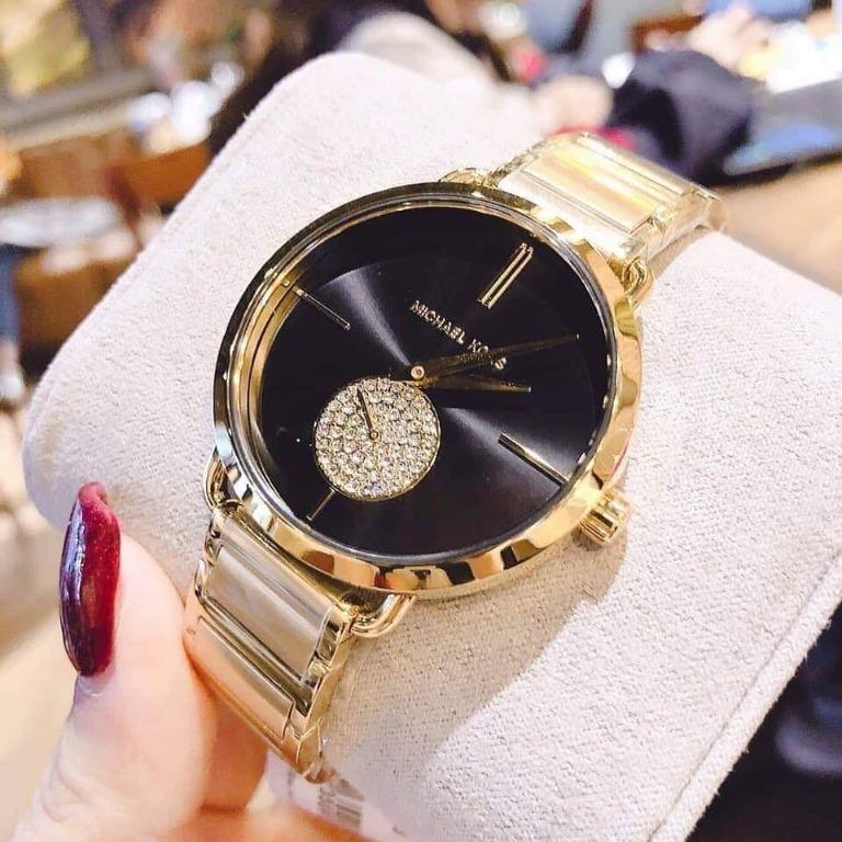 Michael kors portia gold tone watch sale
