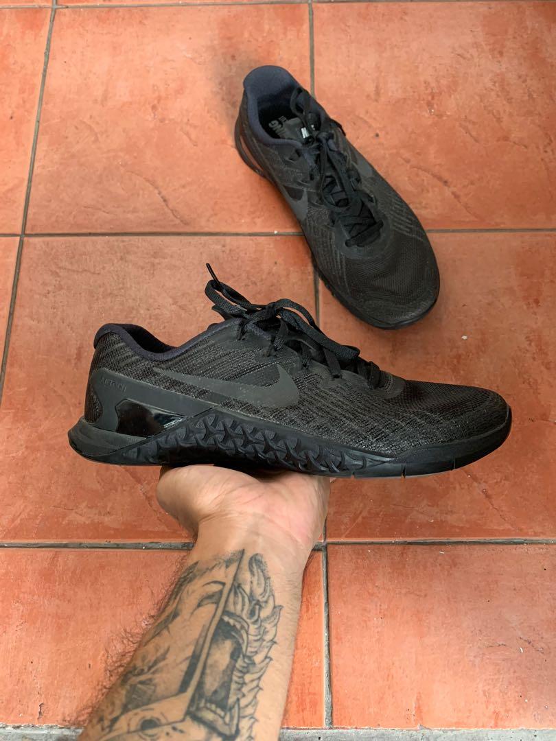 Nike metcon 3 triple black, Men's 