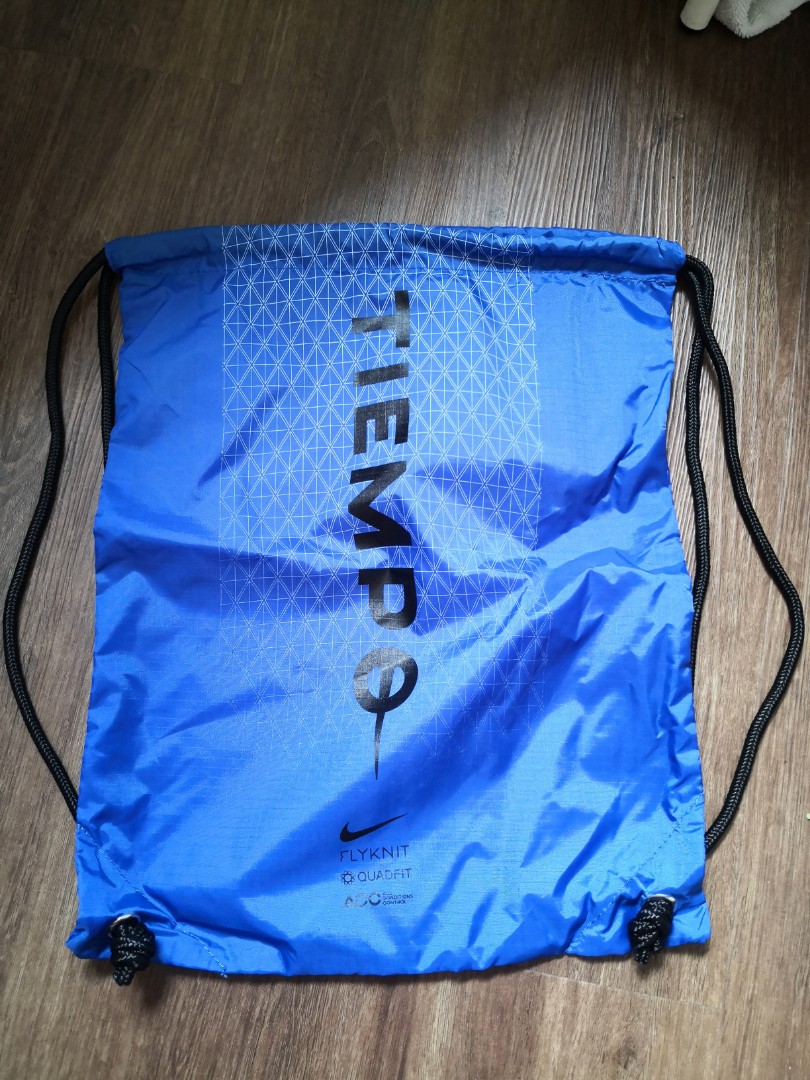 Nike Tiempo drawstring bag, Men's Fashion, Activewear on Carousell