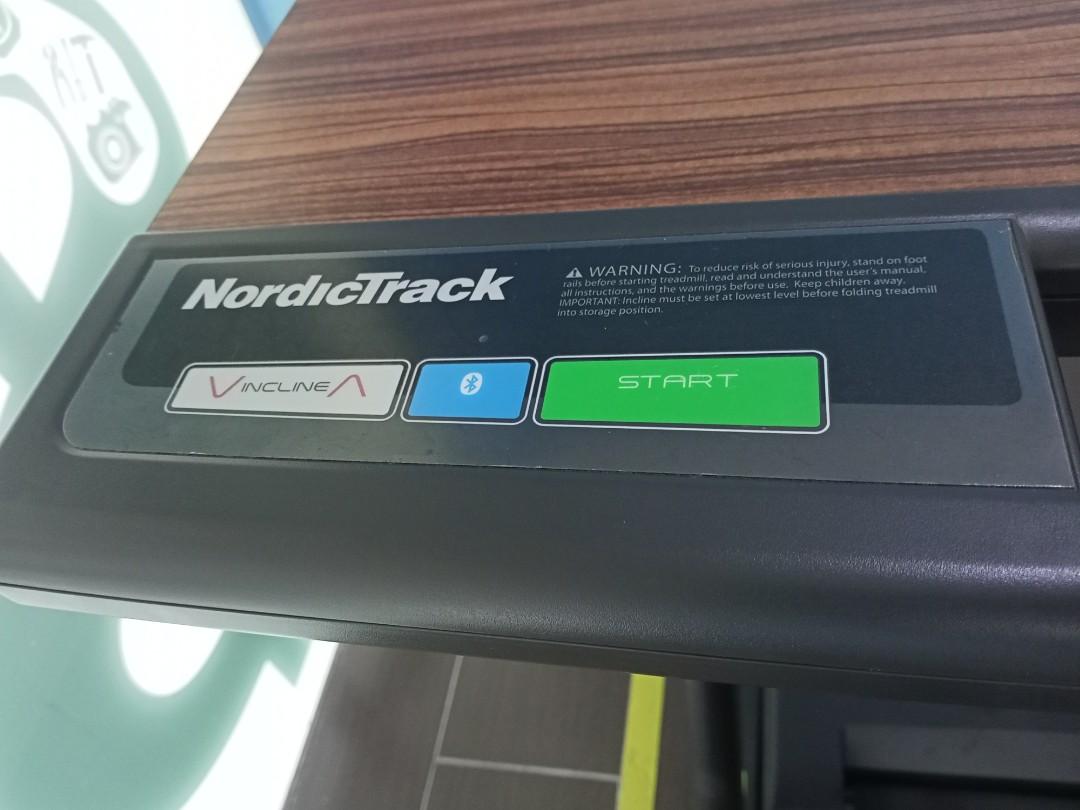 NordicTrack Desk Treadmill NTL14815 LCD Display & Mahogany Wood Grain
