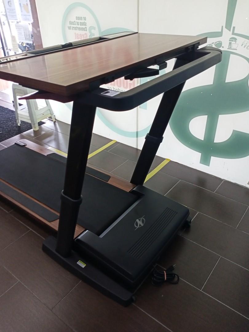 NordicTrack Desk Treadmill NTL14815 LCD Display & Mahogany Wood Grain