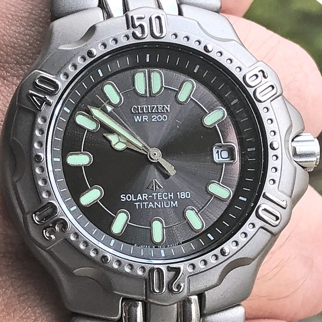 Citizen eco drive sales watch titanium wr 200