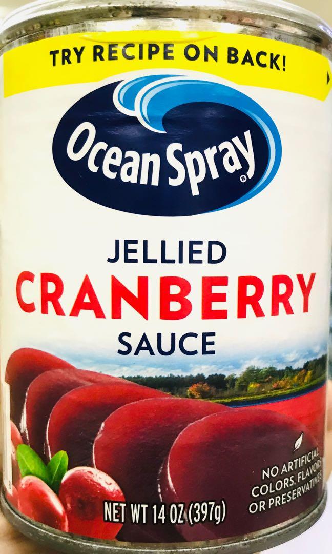 Ocean Spray Jellied Cranberry Sauce 397g Food Drinks Spice Seasoning On Carousell