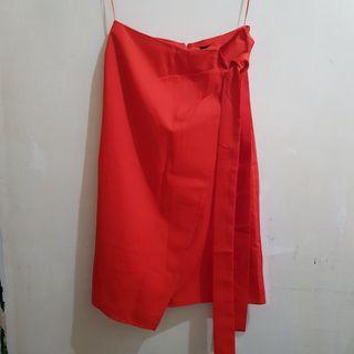 Orange Zalora Skirt