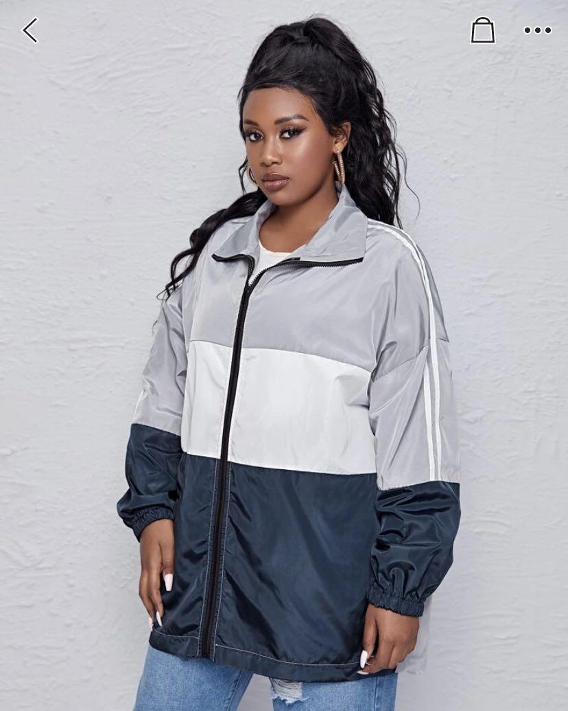 Cheap plus online size windbreaker