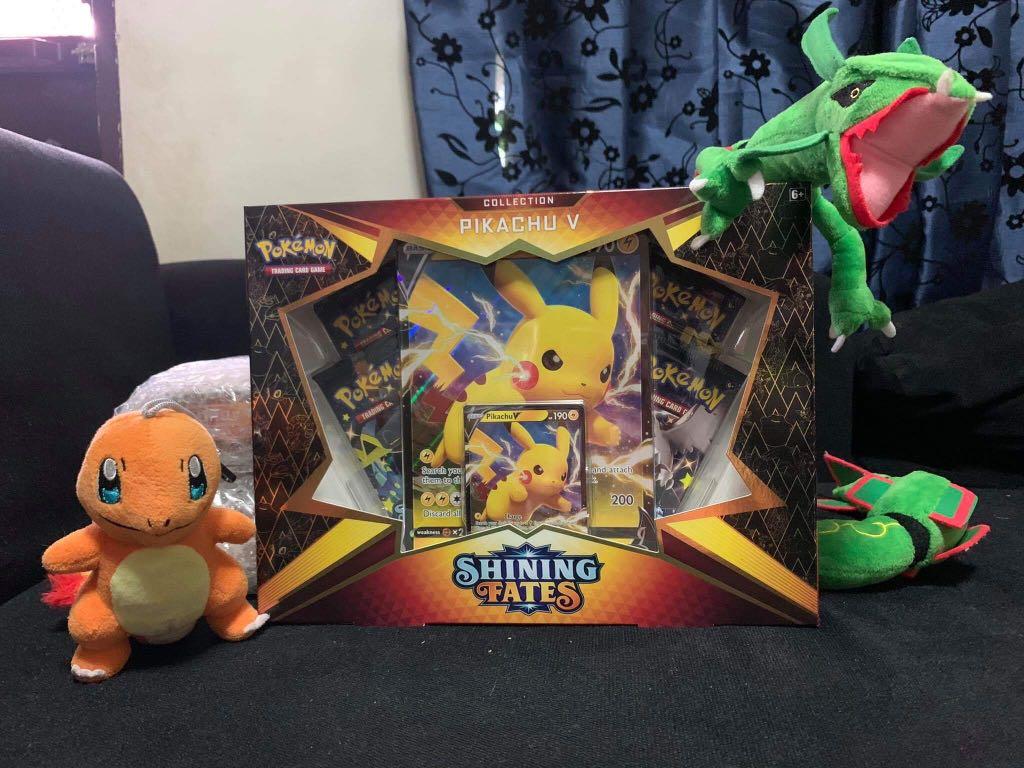 Pokemon Trading Card Game Shining Fates Pikachu V Box, Hobbies & Toys