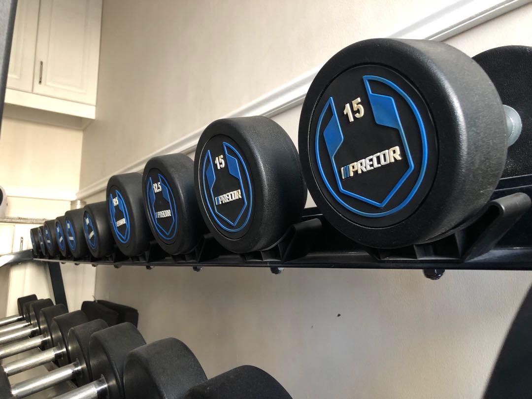Precor free weights sale