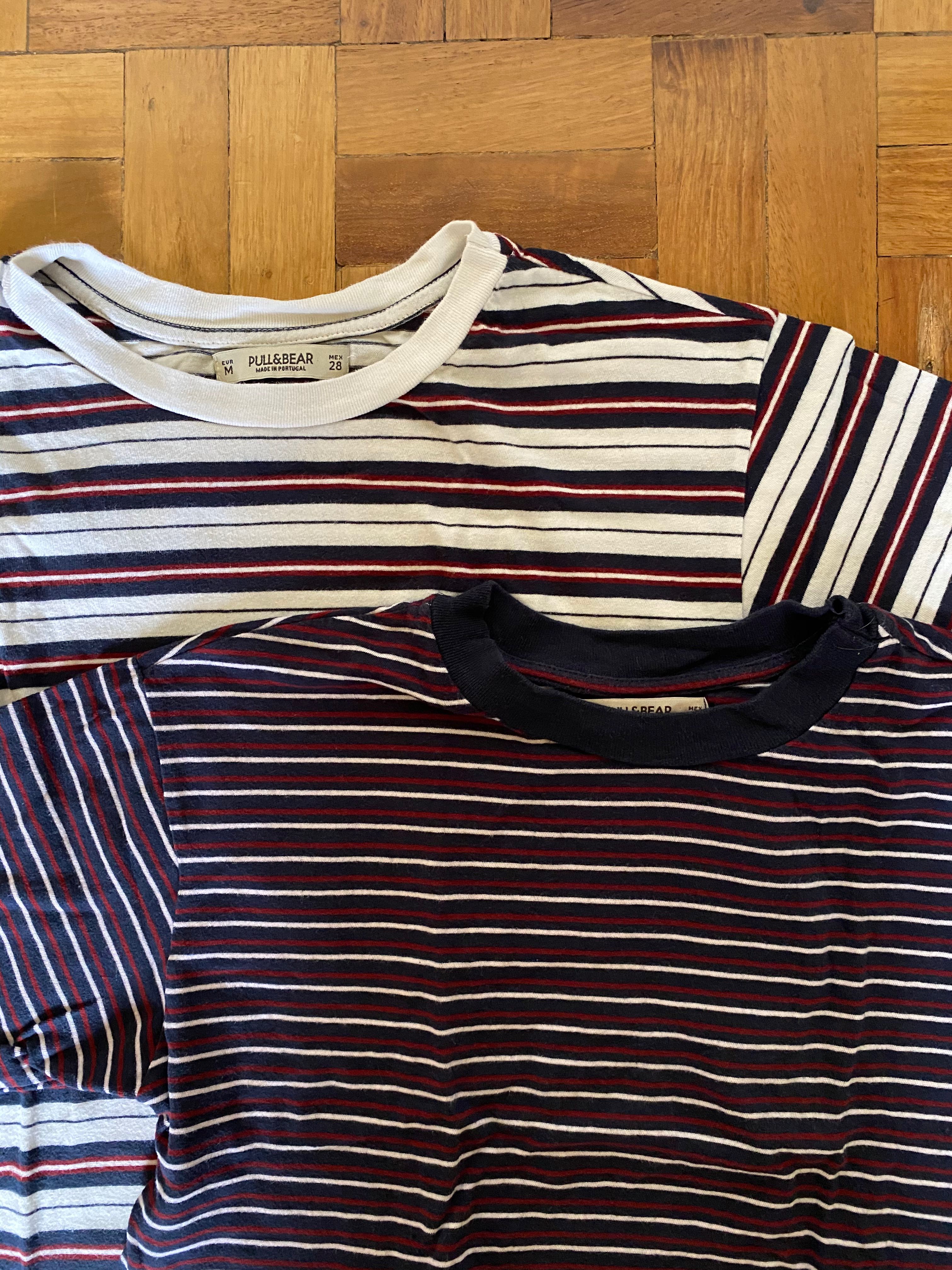 pull and bear striped t shirt