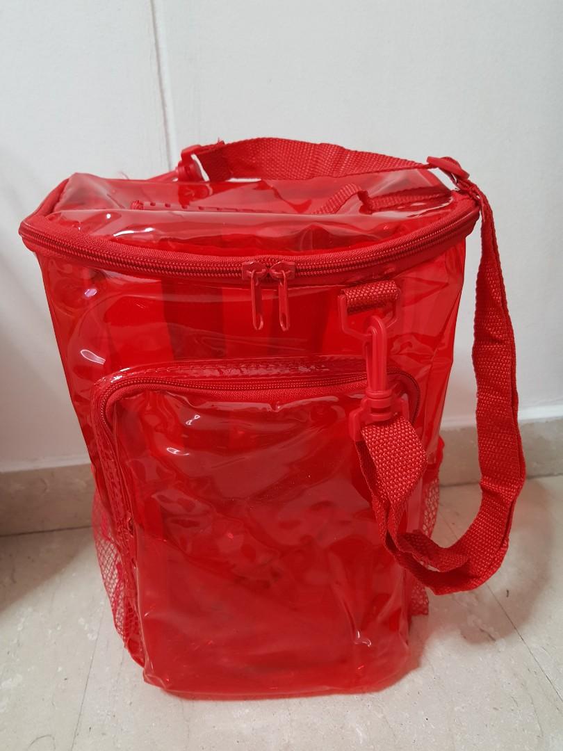 Red Transparent Bag NDP Bag ITA BAG Women s Fashion Bags