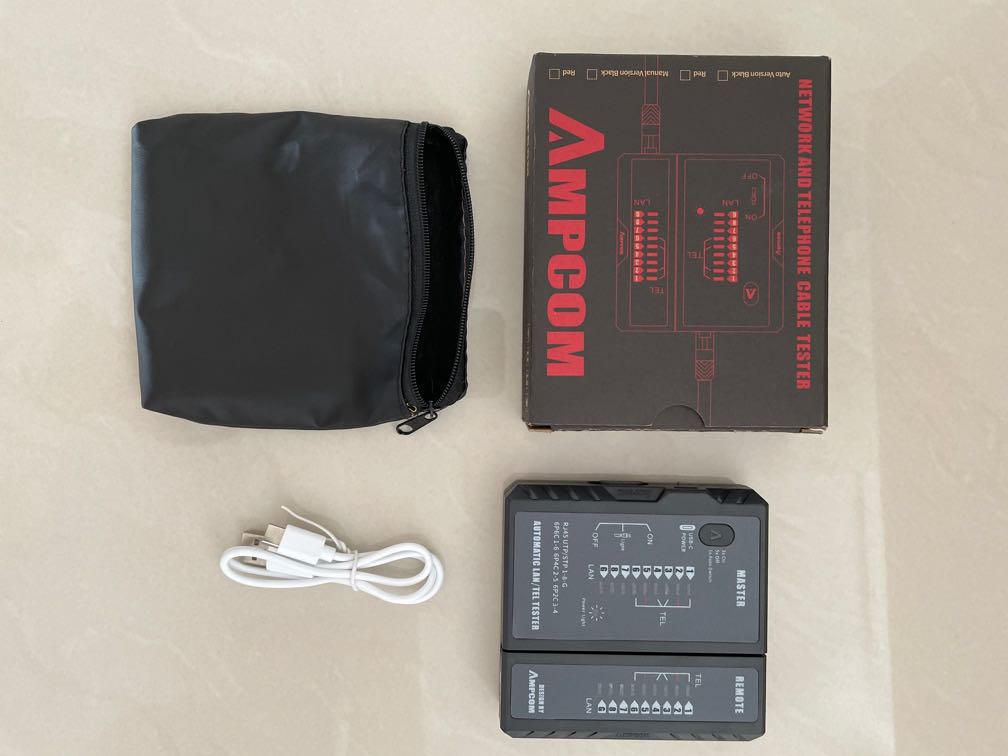 RJ45 & RJ11 Cable Tester, Computers & Tech, Parts & Accessories, Cables ...