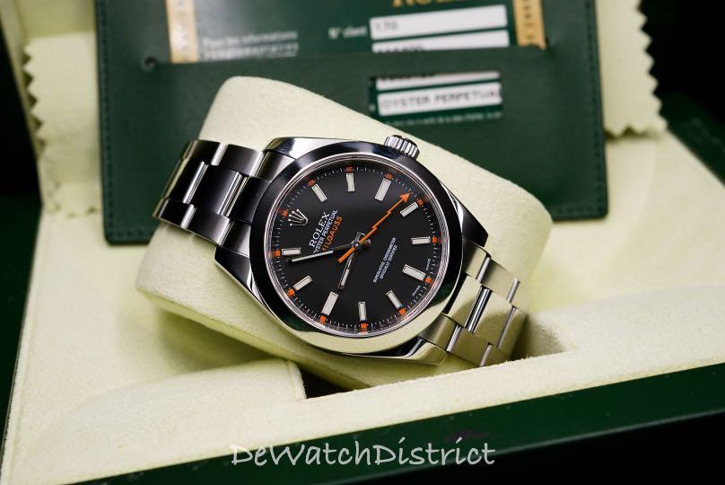 Rolex Milgauss 40mm 116400 Black Dial 