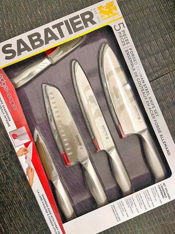 Sold at Auction: Sabatier 5 Piece Forged German Steel Knife Set