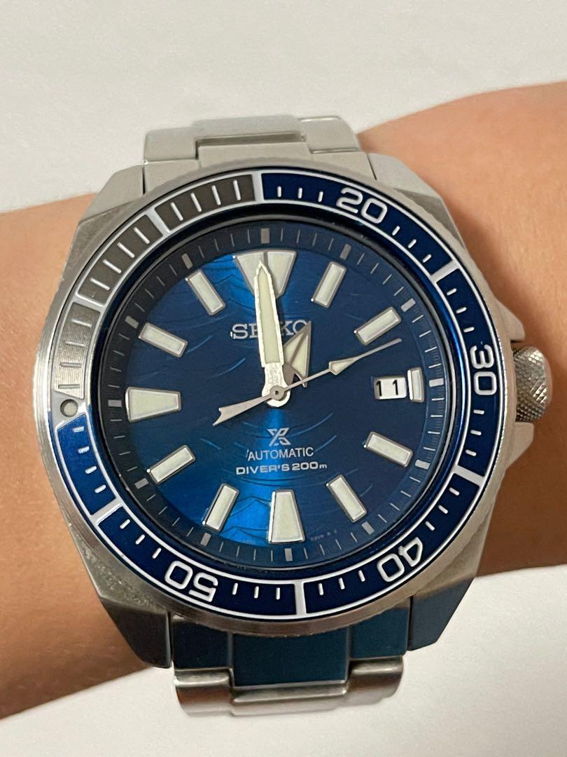 Seiko Prospex Samurai Shark Special Edition SRPD23K1, Luxury, Watches on  Carousell