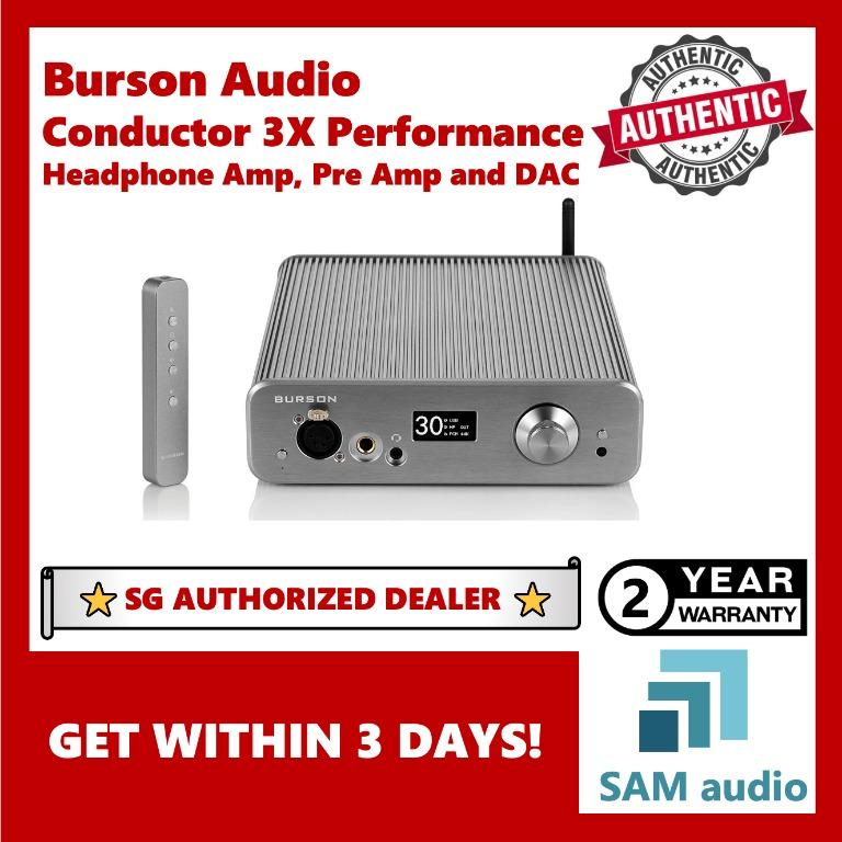 ????SG] Burson Conductor 3X Performance (DAC, Headphone Amp  Pre-Amp), Audio,  Other Audio Equipment on Carousell