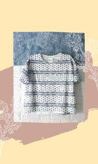 Shirt White Blue