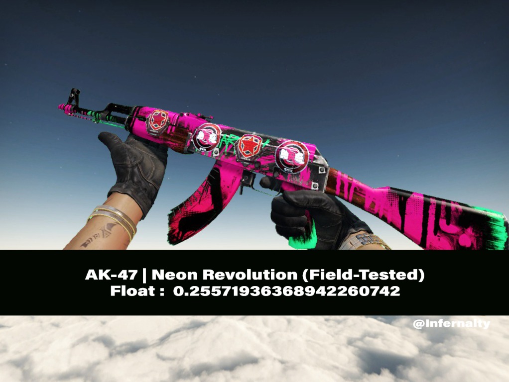 (STICKERS WORTH 30) AK47 Neon Revolution FT CSGO SKINS KNIVES, Video