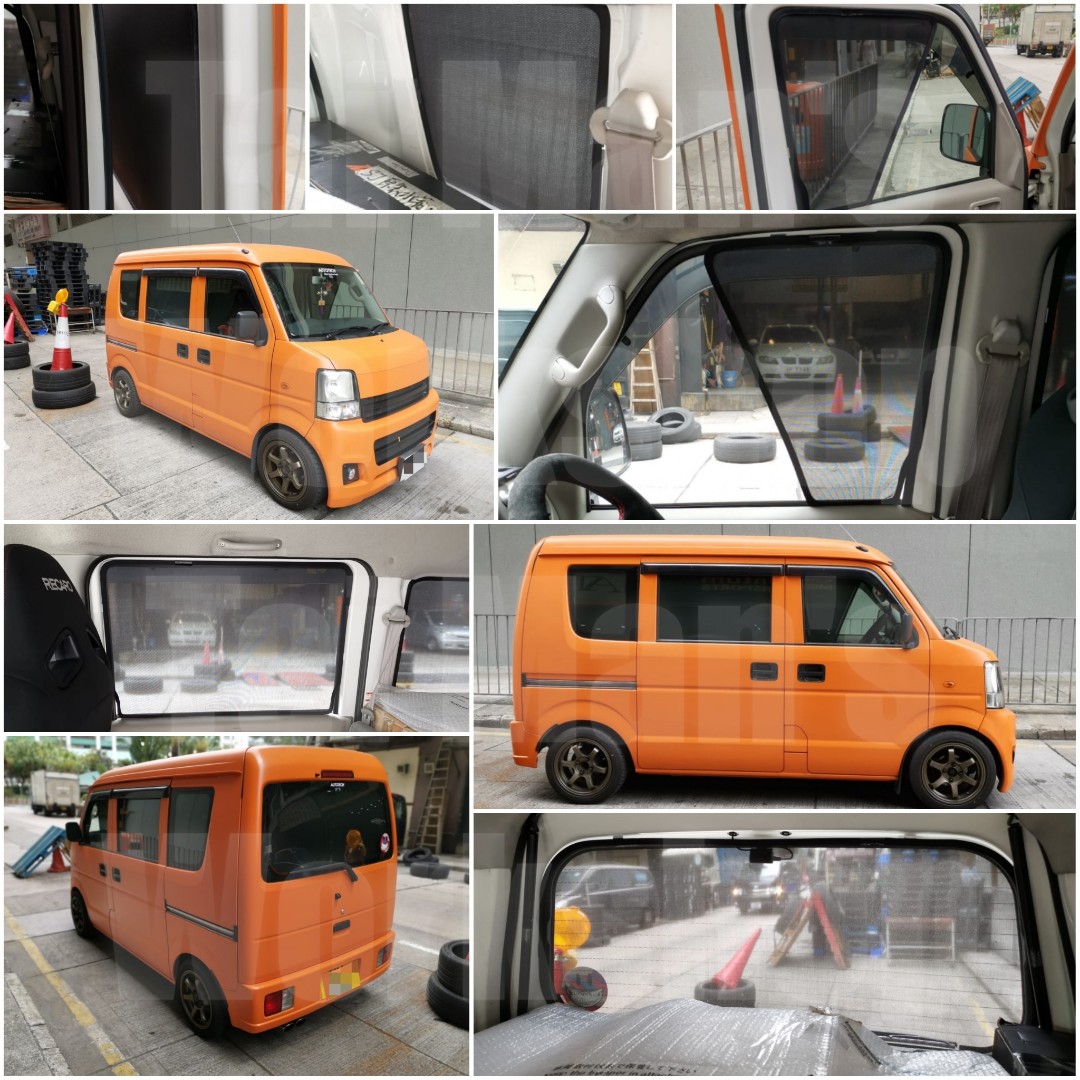 Suzuki Every 的專車專用濾光窗網太陽擋 汽車配件 改裝 內外零件 Carousell