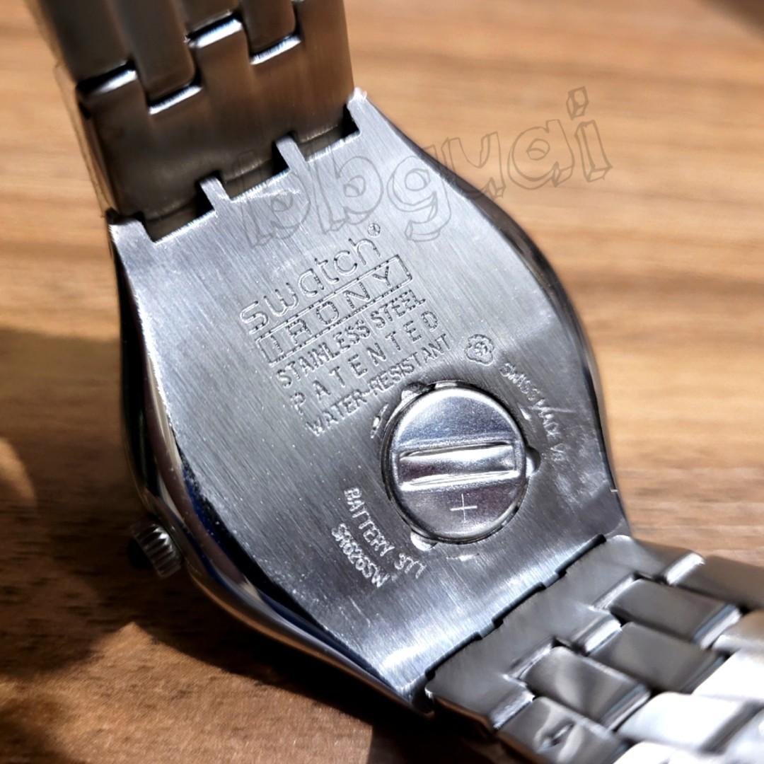 Swatch TRUSTFULLY YOURS YGS452G 鋼帶腕錶Case diameter錶殼直徑43mm 