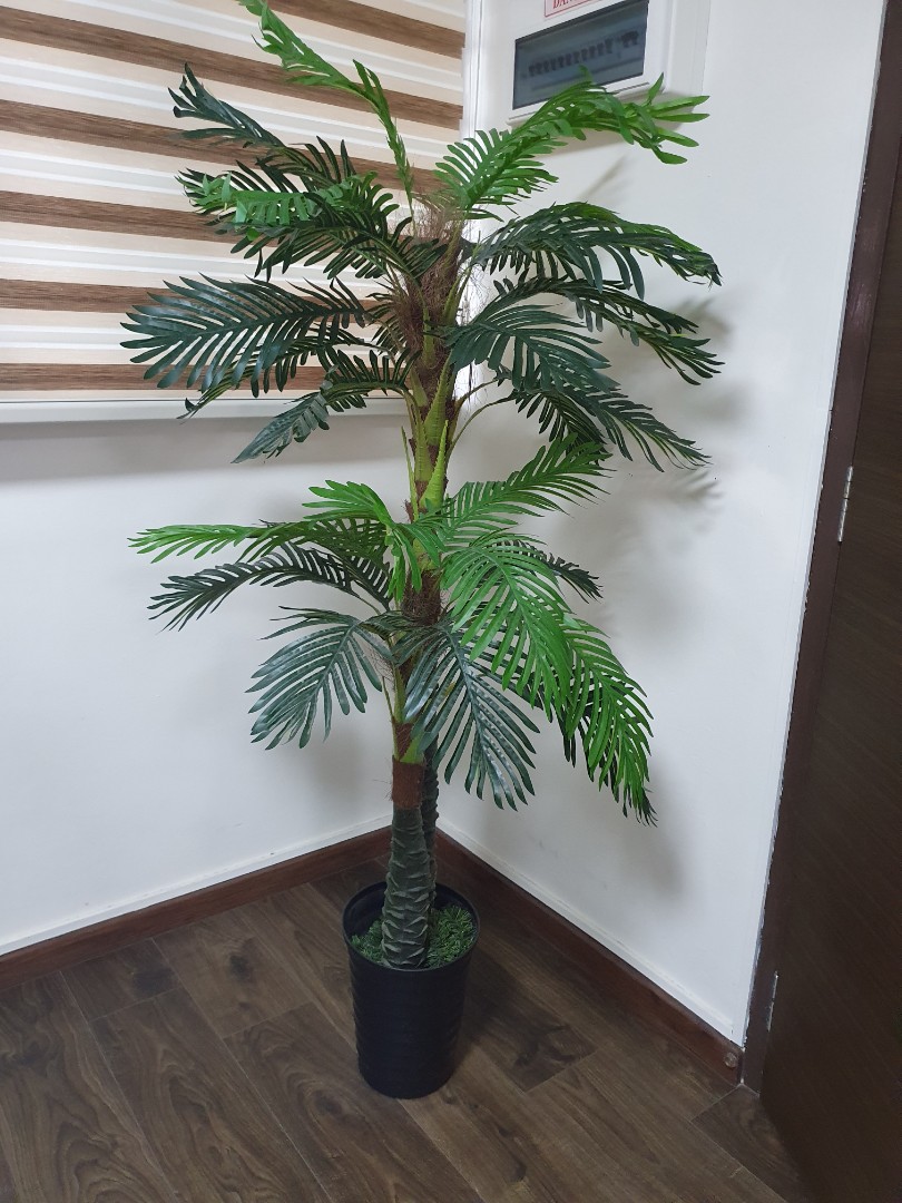 Tall Artificial Palm Tree, Furniture & Home Living, Home Decor