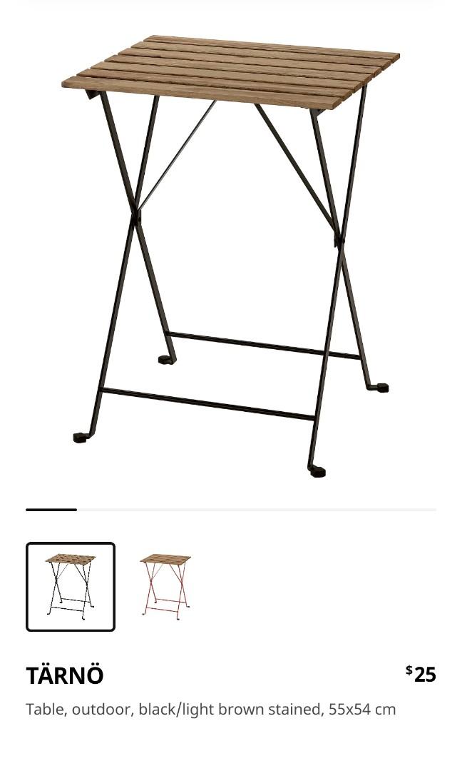 IKEA TARNO foldable table, Furniture & Home Living, Furniture, Tables