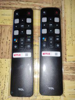 TCL ANDROID TV REMOTE (BRAND NEW) 2pcs for 500 Sold for 2pcs