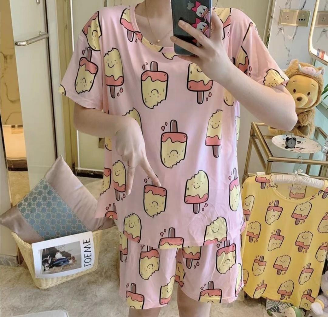 Terno pantulog korean cotton cloth (Category: Undergarments & Loungewear) located in San Juan City. Submitted by dollmac (Listing ID 1080649537, Image 1). Description: Best seller Soft cotton cloth Free size kasya hanggang large body frame.