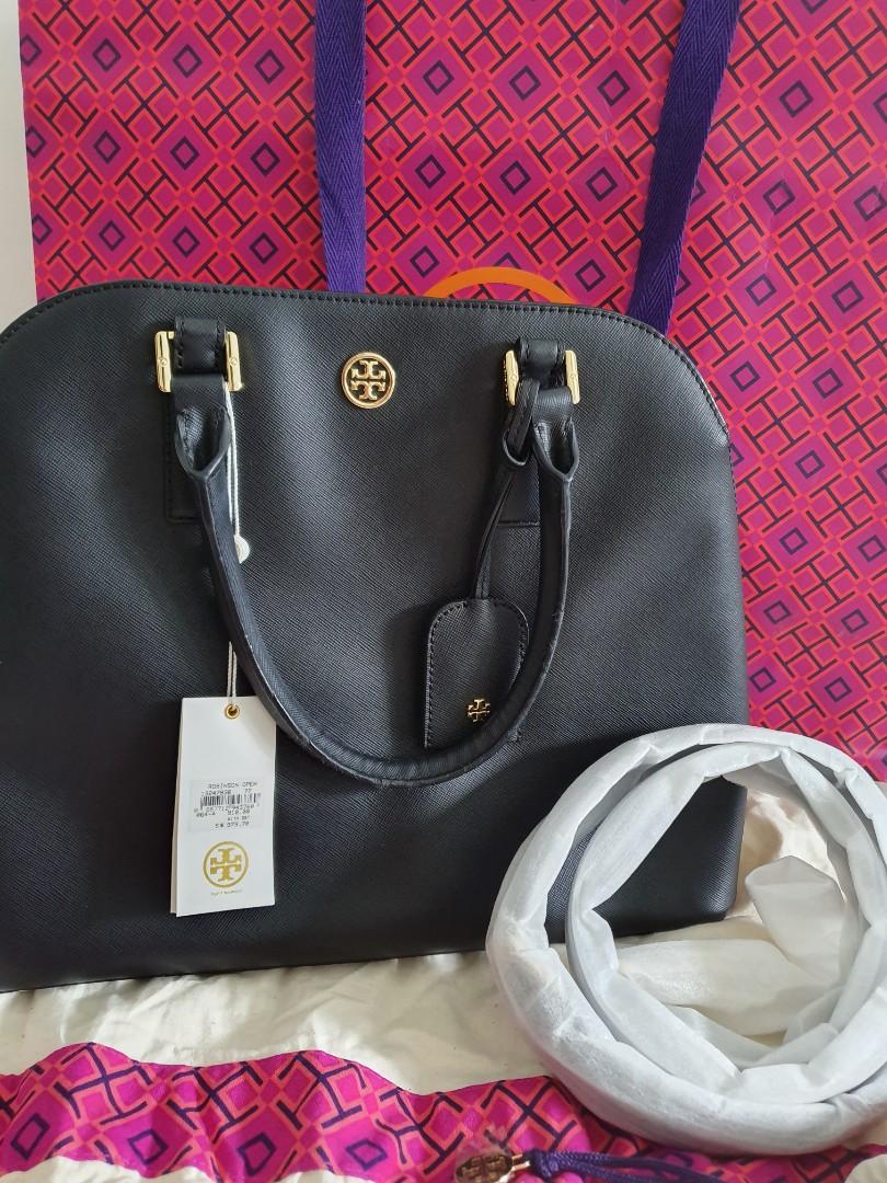 Review: Tory Burch Robinson Open-Top Dome Satchel - Elle Blogs