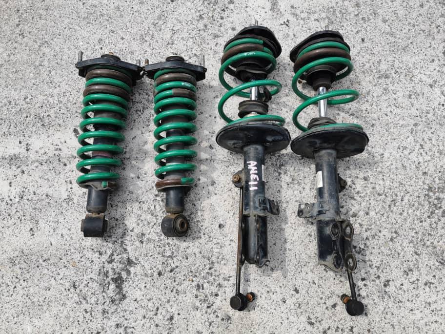 Toyota Wish Ane10 Ane11 1az 2 0 Front Rear Absorber With Tein Spring Set Auto Accessories On Carousell