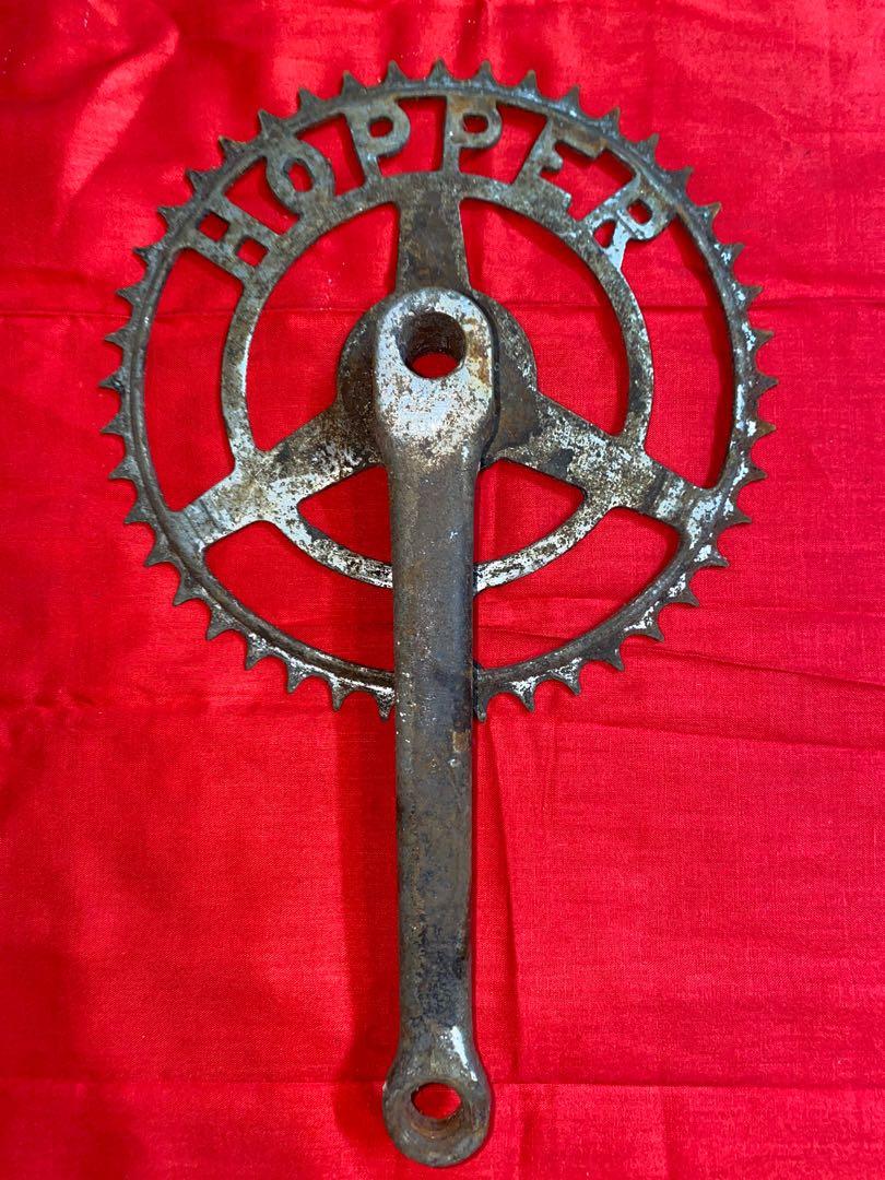 Vintage Bicycle Crank 44 Tooth Hopper England., Hobbies & Toys