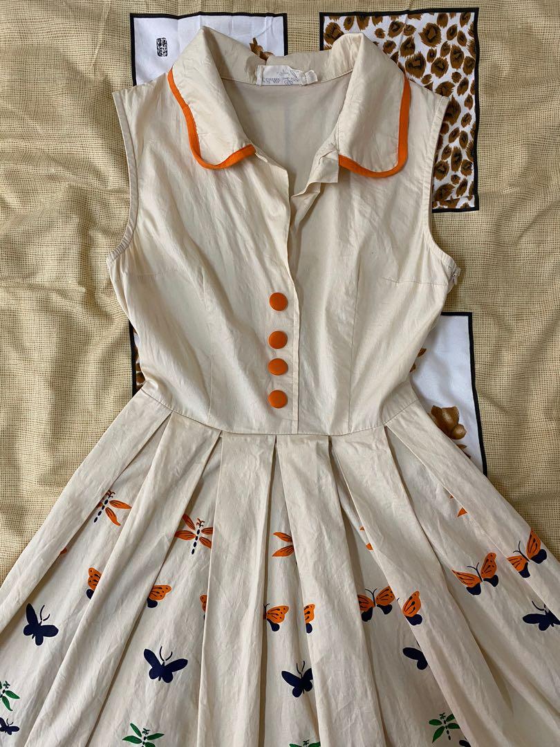 Vintage butterfly dress discount