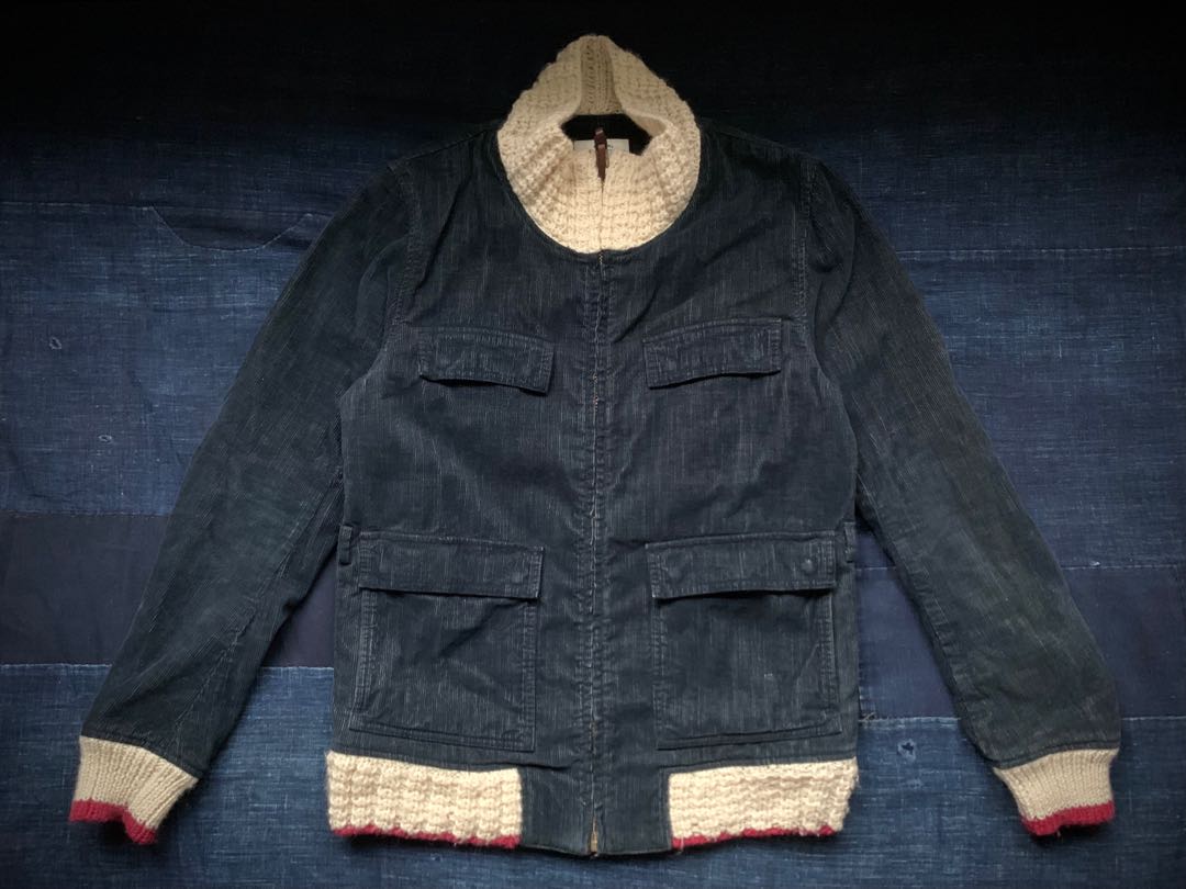 Visvim 13aw redwood knit collar jkt, 男裝, 外套及戶外衣服- Carousell